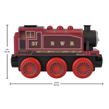 Fisher-Price Thomas & Friends Wooden Railway Rosie Engine - Image 5 of 6