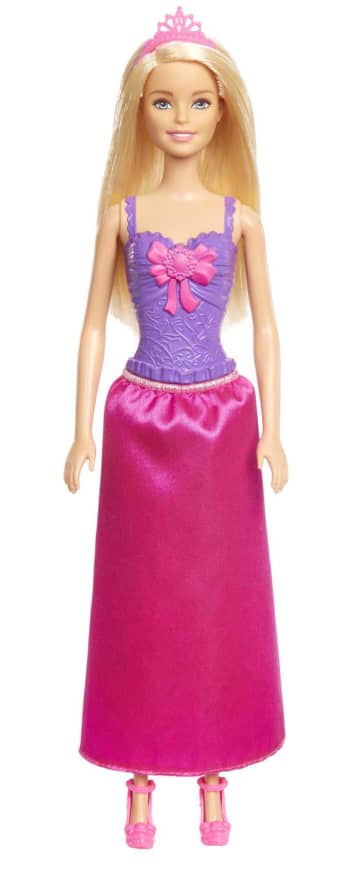 Barbie Fantasia Boneca Princesa Vestido Rosa - Imagem 1 de 5