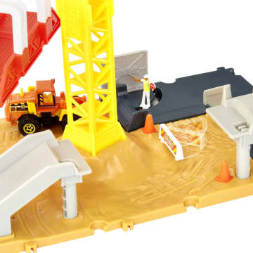 Matchbox Pista de Brinquedo Conjunto de Ação Construção - Imagen 4 de 6