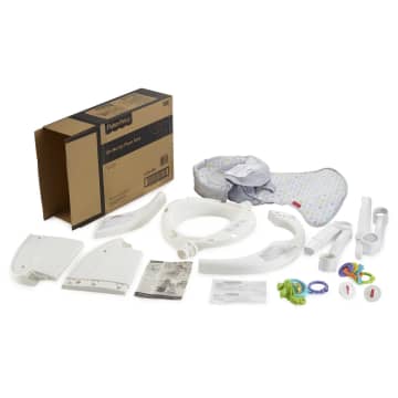 Fisher-Price Sit-Me-Up Floor Seat Portable Baby Chair With Toys, Honeydew Drop - Image 5 of 6