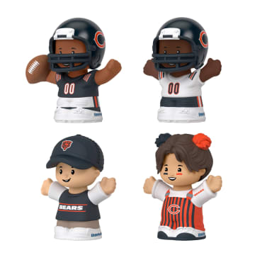 Little People Collector Chicago Bears Special Edition Set For Adults & NFL Fans, 4 Figures - Image 3 of 6