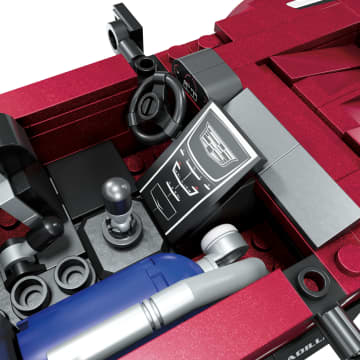 Mega  Hot Wheels  Coffret de Construction  Cadillac Ats-V R - Imagem 4 de 5