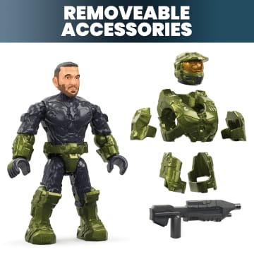 MEGA Halo Fleetcom Warthog Vehicle Building Kit With 5 Micro Action Figures (469 Pieces) - Image 4 of 6