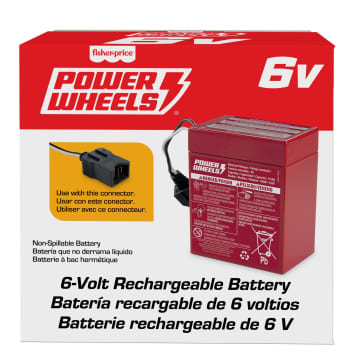 Fisher-Price Power Wheels 6-Volt Rechargeable Battery (00801-1459)