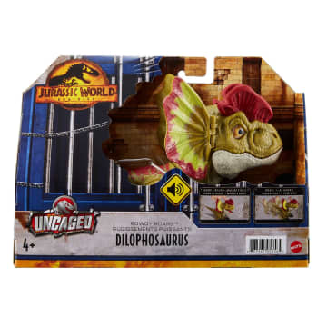Jurassic World Dinosaurio de Juguete Roady Roars™ Dilophosaurus Interactivo - Imagen 6 de 6