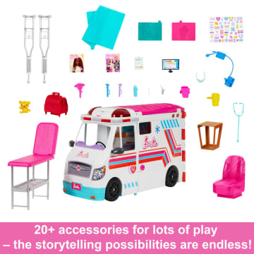 Barbie doctor van top