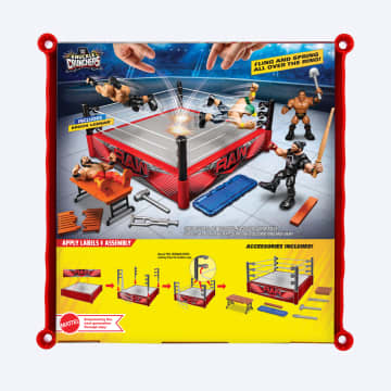 WWE Action Figure Playset Knuckle Crunchers Rebound Ring - Image 6 of 6