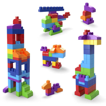 Mega Bloks Grand Sac de Construction Avec 80 Briques - Imagen 5 de 6