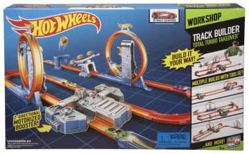 Hot Wheels Track Builder Total Turbo Takeover Track Set Mattel