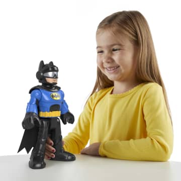 Imaginext DC Super Friends Batman Figure, 10-inch Poseable Preschool Toy, Biker Blue - Image 4 of 6