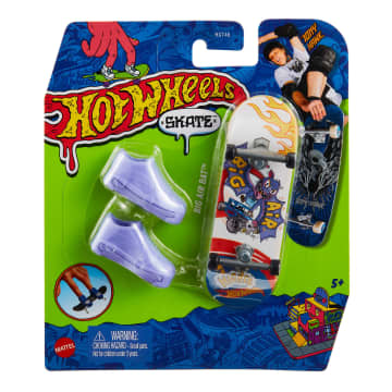 Hot Wheels Skate Vehículo de Juguete Patineta BIG AIR BAT™ con Tenis - Imagem 6 de 6