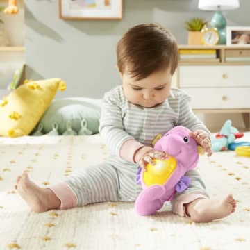 Fisher-Price Soothe & Glow Seahorse, Pink, With Lights & Sounds - Image 2 of 6