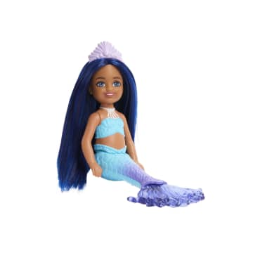 Mermaid Chelsea Barbie Doll With Blue Hair And Tail, Mermaid Toys - Imagem 2 de 6
