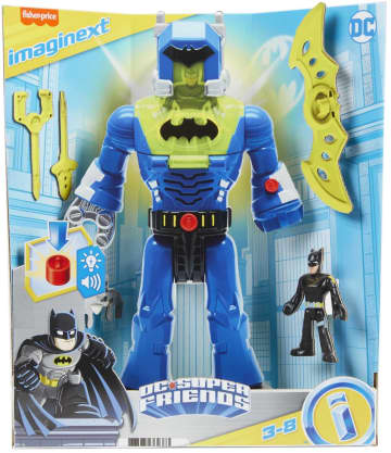 Imaginext DC Super Friends Figura de Ação Insiders Batman Azul - Imagem 6 de 6