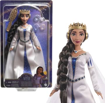 Disney's Wish Queen Amaya Of Rosas Fashion Doll, Posable Doll In Removable Outfit & Shoes With Accessories - Image 1 of 6