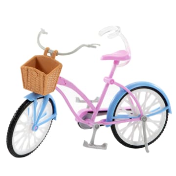 Barbie Doll And Bike Playset With Doll (11.5 in, Blonde) & Bicycle - Imagen 3 de 6