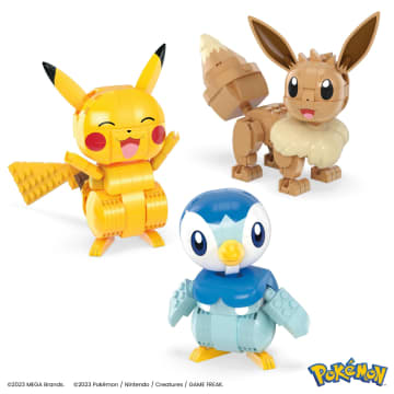 MEGA Pokémon Building Toy Kit, Build & Show With 3 Action Figures (583 Pieces) For Kids - Image 3 of 6