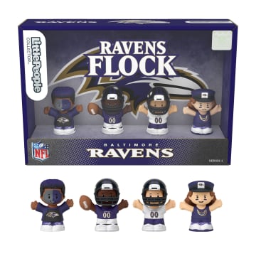 Little People Collector Baltimore Ravens Special Edition Set For Adults & NFL Fans, 4 Figures - Image 1 of 6