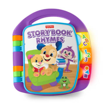 Fisher-Price Aprender e Brincar Brinquedo para Bebês Livro de Rimas - Imagen 1 de 7