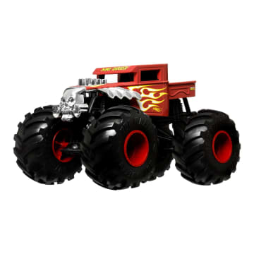 Hot Wheels Monster Trucks Vehículo de Juguete Bone Shaker Rojo Escala 1:24 - Image 1 of 5