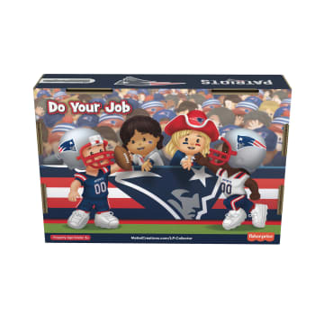 Little People Collector New England Patriots Special Edition Set For Adults & NFL Fans, 4 Figures - Image 6 of 6