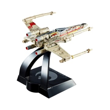 Hot Wheels Collector Veículo de Brinquedo Star Wars X-Wing Vermelho - Imagen 4 de 6