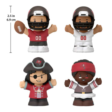 Little People Collector Tampa Bay Buccaneers Special Edition Set For Adults & NFL Fans, 4 Figures - Image 2 of 6