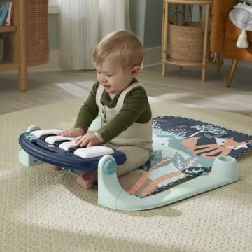 Fisher-Price Tapis D’Activités Pour Bébé, Piano, Jouets, Faon Marine - Imagen 4 de 6