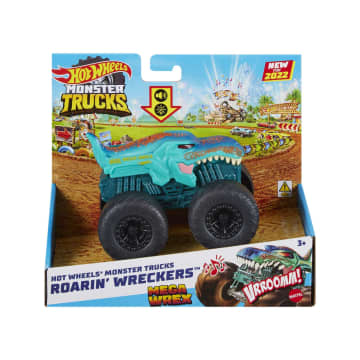 Hot Wheels Monster Trucks Roarin' Wreckers MEGA Wrex - Image 5 of 5