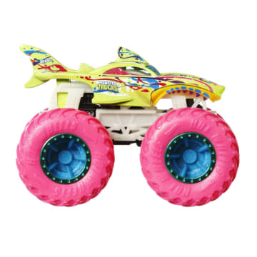 Hot Wheels Monster Trucks Veículo de Brinquedo Carro Surpresa Glow in The Dark Escala 1:64 - Image 3 of 6