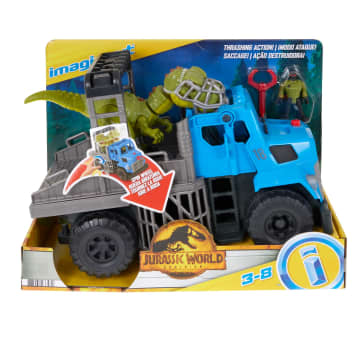 Imaginext Jurassic World Dominion Break Out Dino Hauler Vehicle & T. Rex Dinosaur 5-Piece Playset - Image 6 of 6