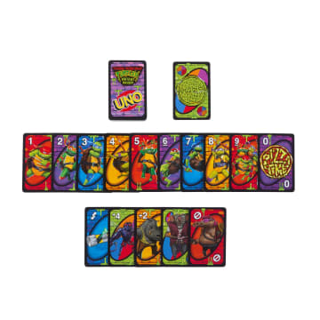 UNO Teenage Mutant Ninja Turtles Mutant Mayhem Card Game For Family Night Inspired By the Movie - Imagem 3 de 6