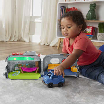 Fisher-Price Little People Veículo de Brinquedo Trailer de Aventuras e Aprendizagem - Image 3 of 4