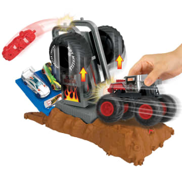 Hw Mt Arena Smashers Bone Shaker Coffret Défi Presse à Pneus - Image 3 of 6