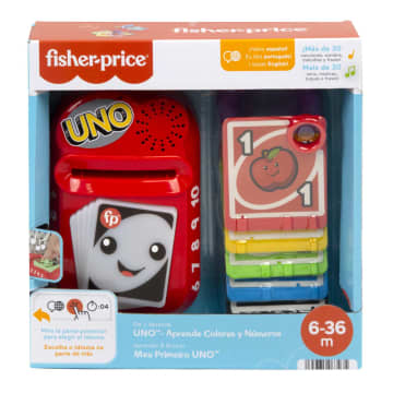 Fisher-Price Aprender e Brincar Brinquedo para Bebês Meu Primeiro Uno - Image 4 of 4