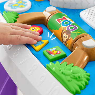 Fisher-Price Aprender e Brincar Brinquedo para Bebês Mesa Passeando Pela Cidade - Imagen 3 de 7
