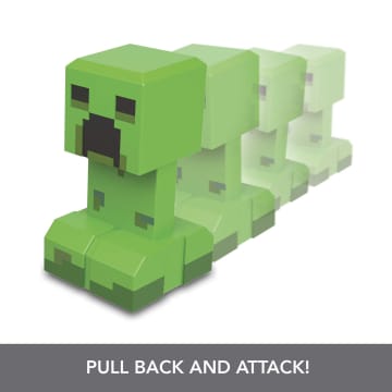 Minecraft Legends Creeper vs Piglin Bruiser Figures - Image 3 of 6