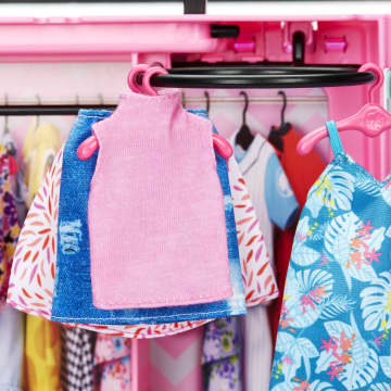 Barbie Coffret de Jeu Armoire Mode, 3 Tenues, Accessoires, 3-8 Ans - Image 3 of 6