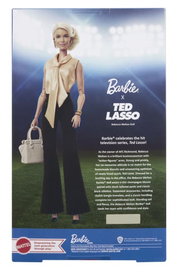 Barbie Signature Ted Lasso Collectible Doll, Rebecca Welton Wearing Blouse And Slacks - Image 6 of 6