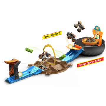 Hot Wheels Monster Trucks Coffret de Jeu Pneu à Cascade - Image 3 of 4