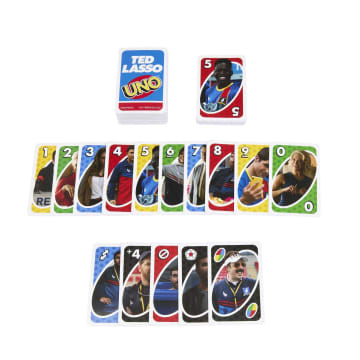 UNO Ted Lasso Card Game, Collectibles Inspired By the Series - Imagem 4 de 6