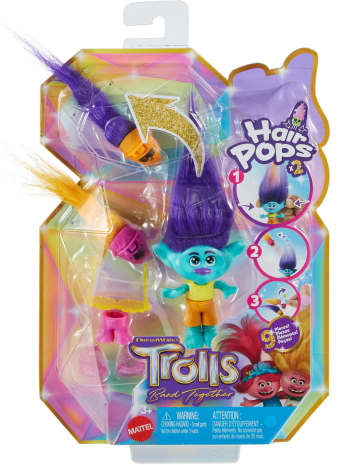 Dreamworks Trolls Band Together Petite Poupée Hair Pops– Branche - Image 6 of 6
