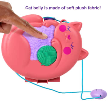 Polly Pocket Starring Shani Cuddly Cat Purse Compact - Image 3 of 6