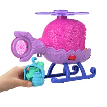 Imaginext Dreamworks Trolls L’Hélico de Poppy, Fig., Véh., 4 Élém. - Imagen 4 de 6