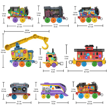 Thomas & Friends Thomas’ 7 Days Of Surprises Gift Set Of Diecast Toy Trains & Vehicles, 10 Pieces - Image 5 of 6