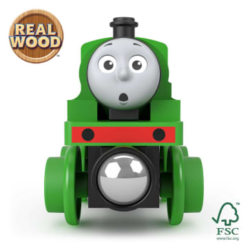 Fisher-Price Thomas & Friends Wooden Railway Percy Engine - Imagen 3 de 6