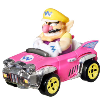 Hot Wheels Mario Kart Veículo de Brinquedo Wario Badwagon - Image 1 of 4