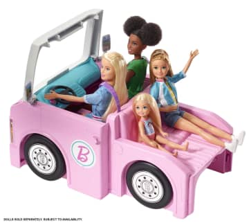 Barbie Camping Car de Reve 3 en 1 Mattel