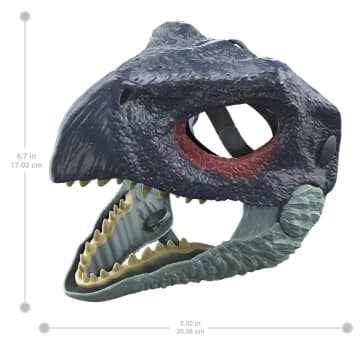 Jurassic World Dominion Movie-inspired Dinosaur Mask Costume For 4 Year Olds & Up - Imagem 2 de 6