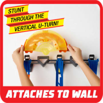 Hot wheels track that attaches to wall store
